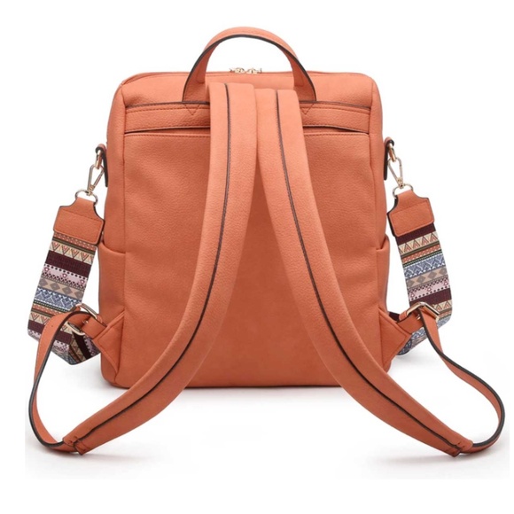 NWT - Amelia Aztec Backpack - Black/White - Picture 2 of 5